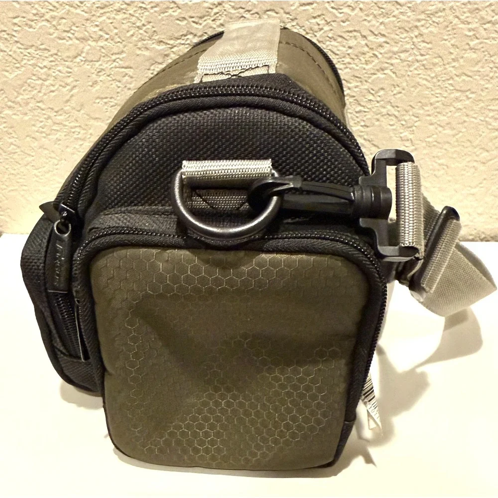 Targus Digital Camera Bag Case Shoulder Strap Black Olive Green